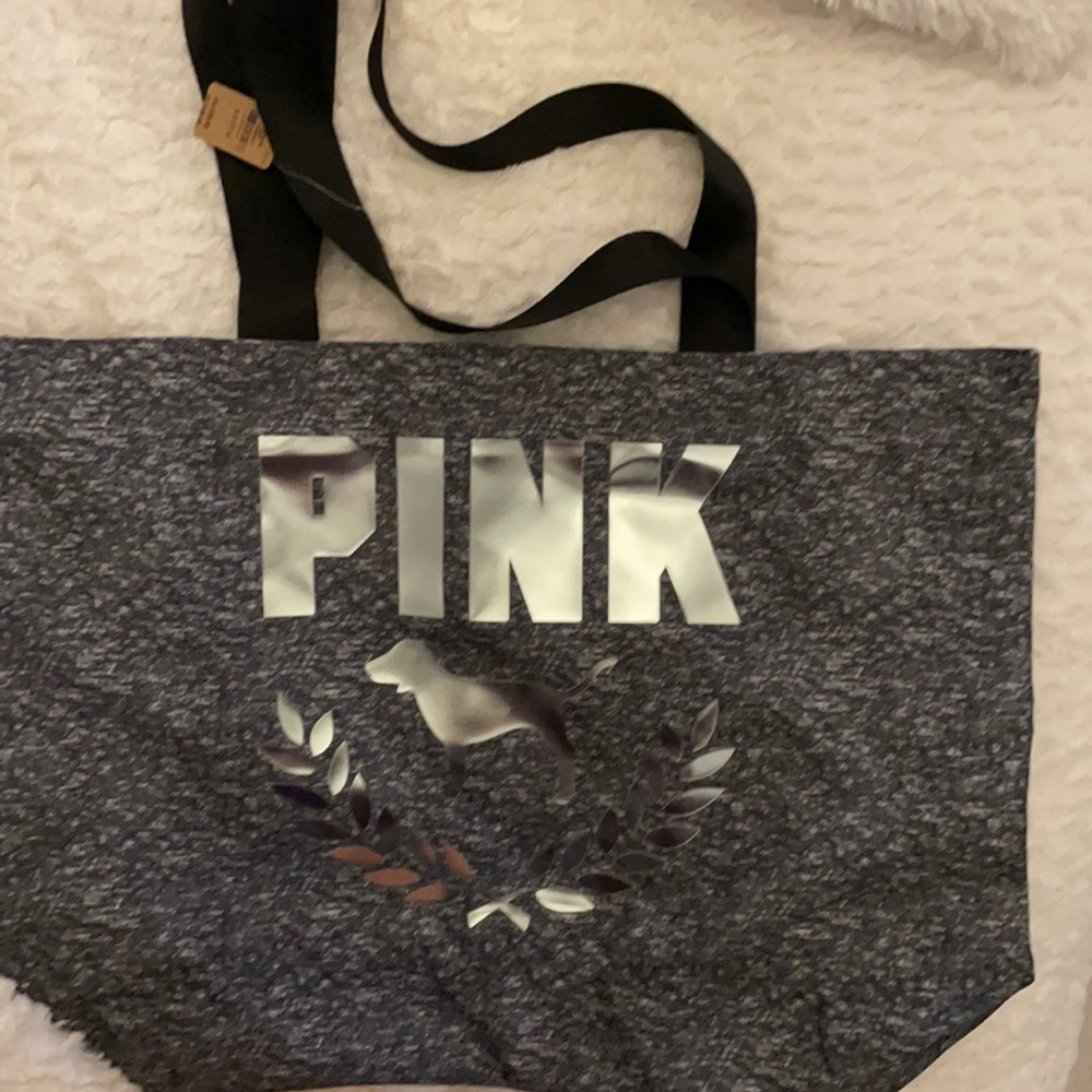 Victoria secret pink bag-shopping book beach bag- new book bag travel bag tote